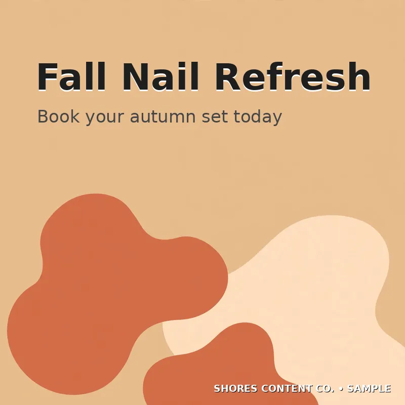 Fall nail inspiration promo post